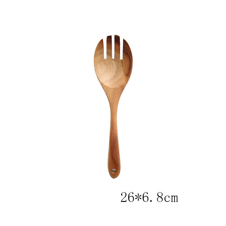 Natural Wood Tableware Spoon Sets