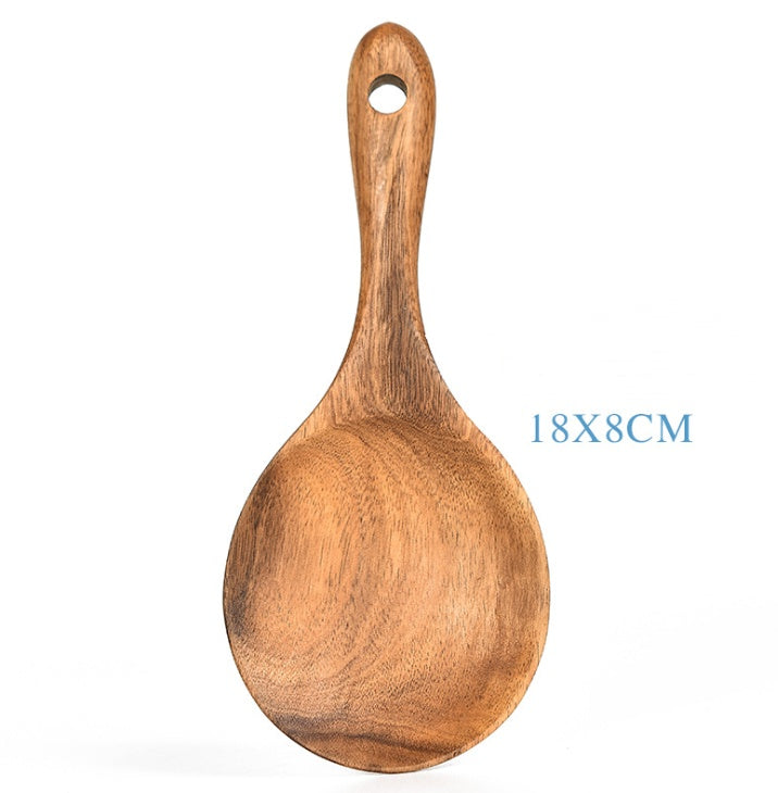 Natural Wood Tableware Spoon Sets