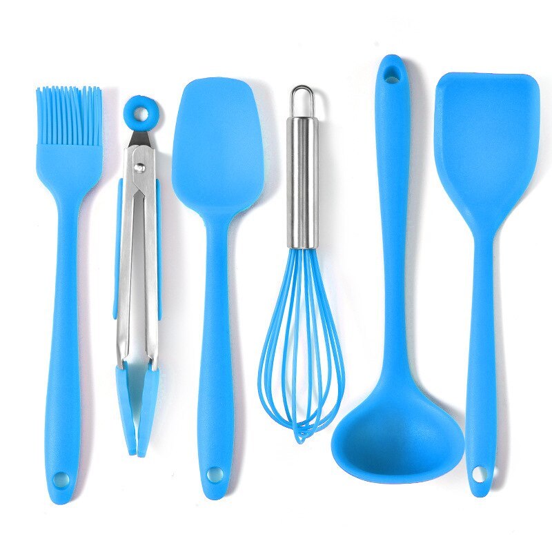 Six-Piece Silicone Cooking and baking Utensils