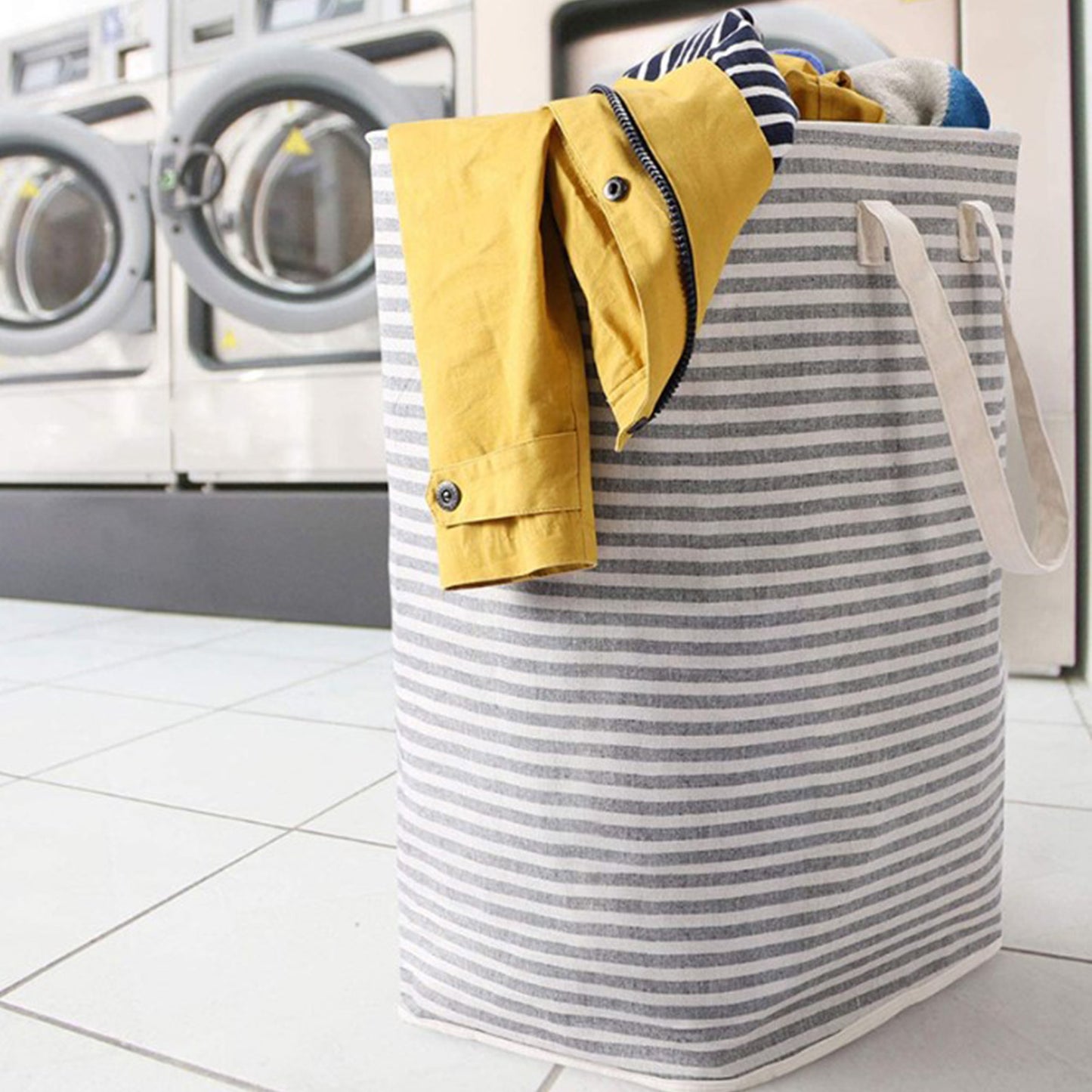 Strip Foldable Laundry Hamper