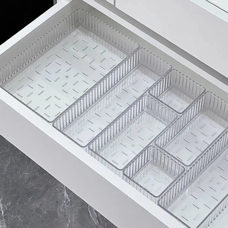 10PCS Acrylic Desk Drawer Organizer