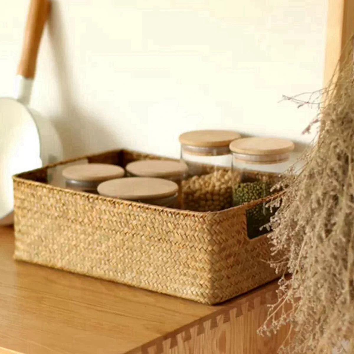 Natural Large Woven Basket