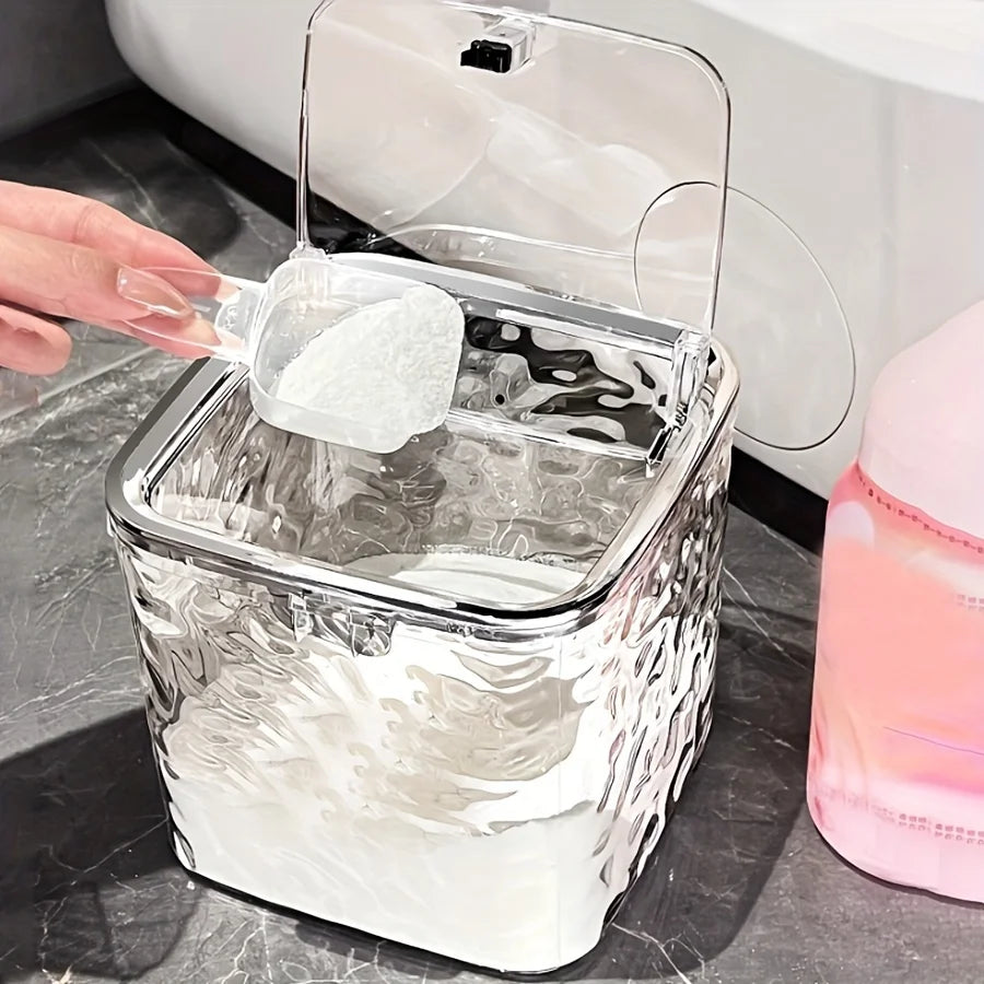 Clear Laundry Pods Container