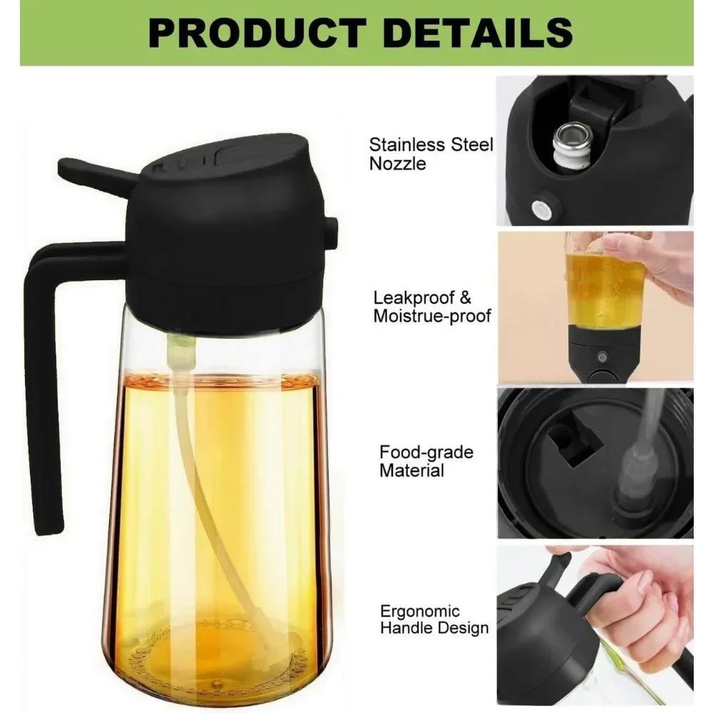 2 in1 Oil Dispenser Bottle