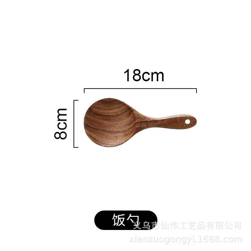 5PCS Bamboo Scoop