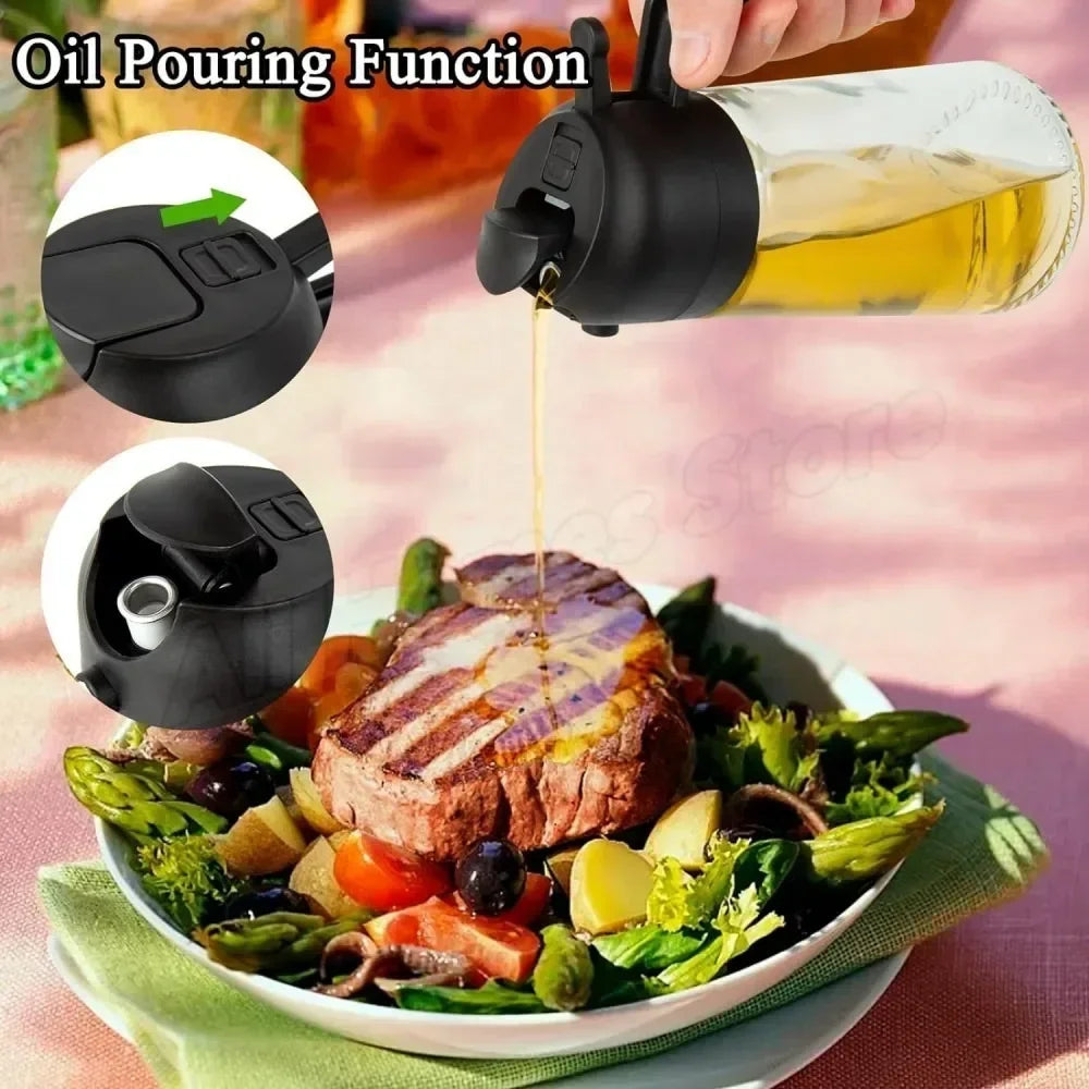 2 in1 Oil Dispenser Bottle