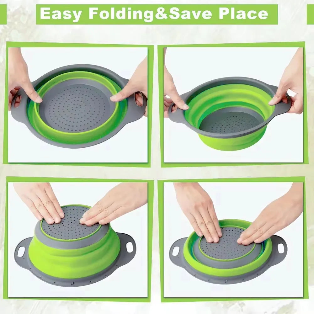 Silicone Folding Drain Strainer