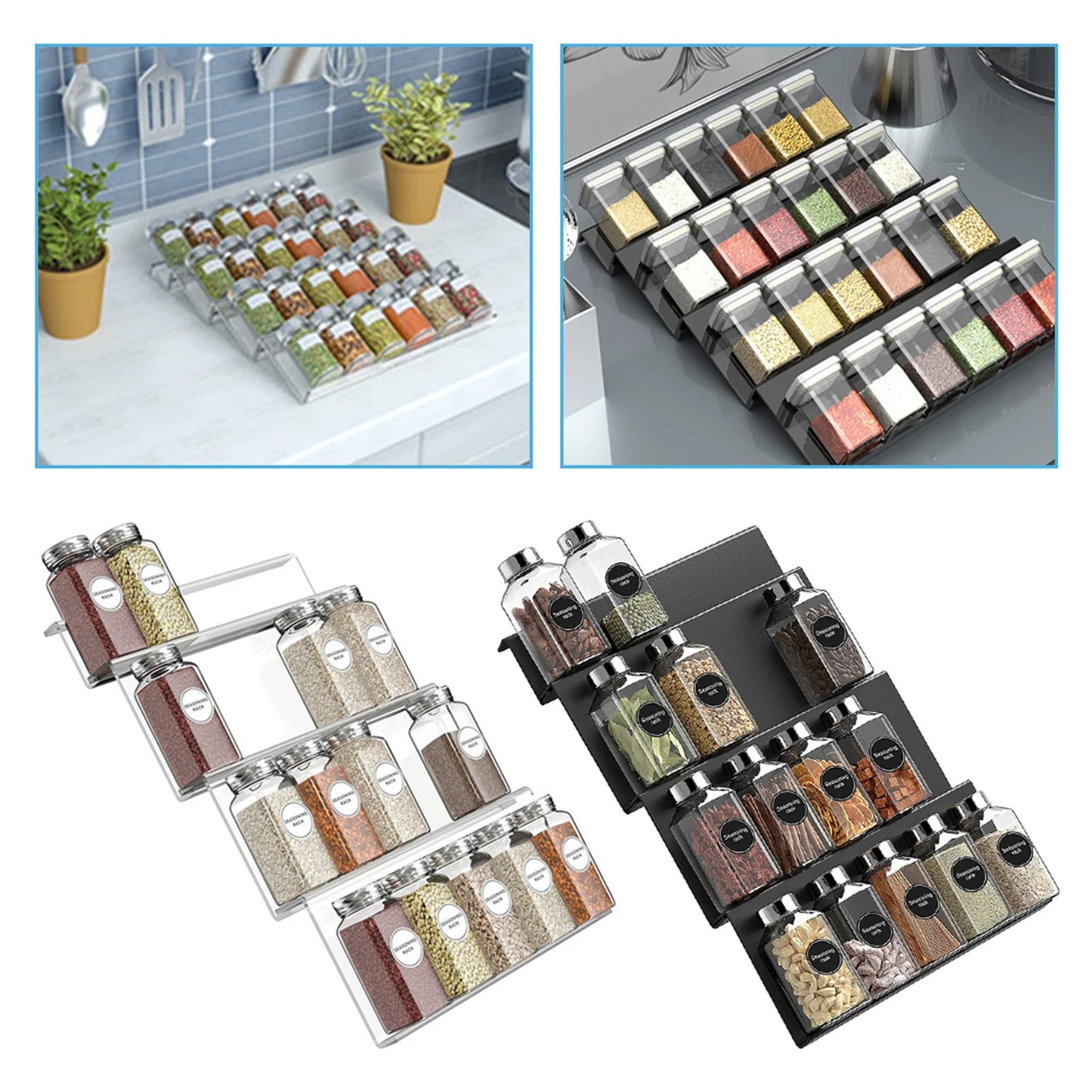 Acrylic Spice Rack Tray