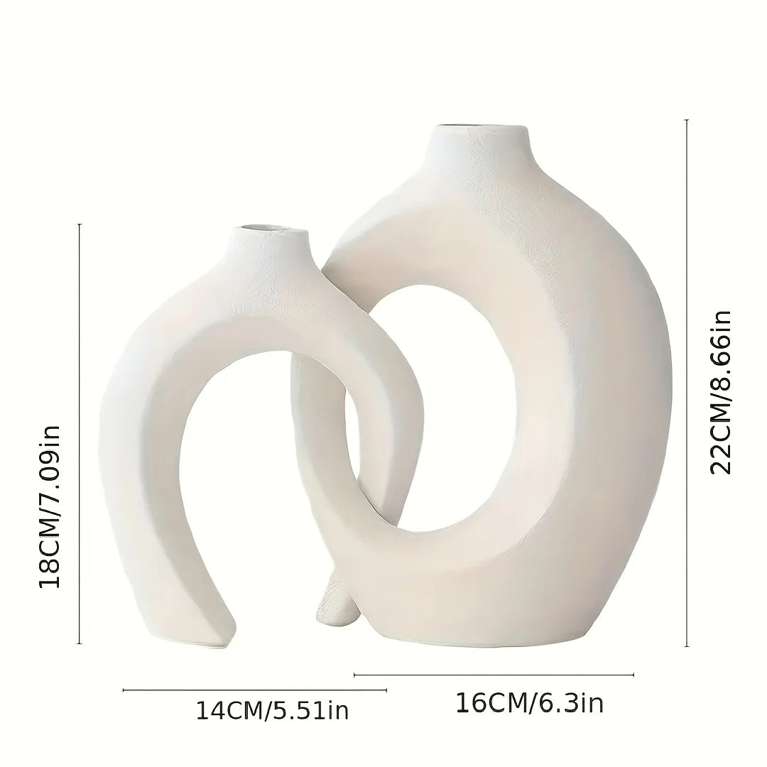 Hollow Ceramic Vase