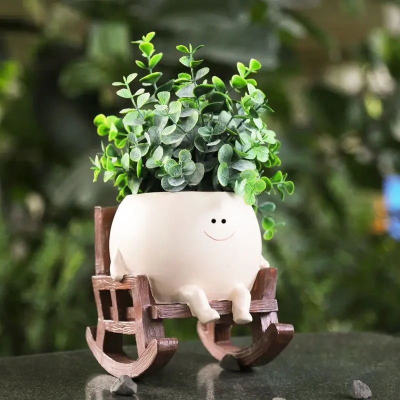 Rocking Chair Planter