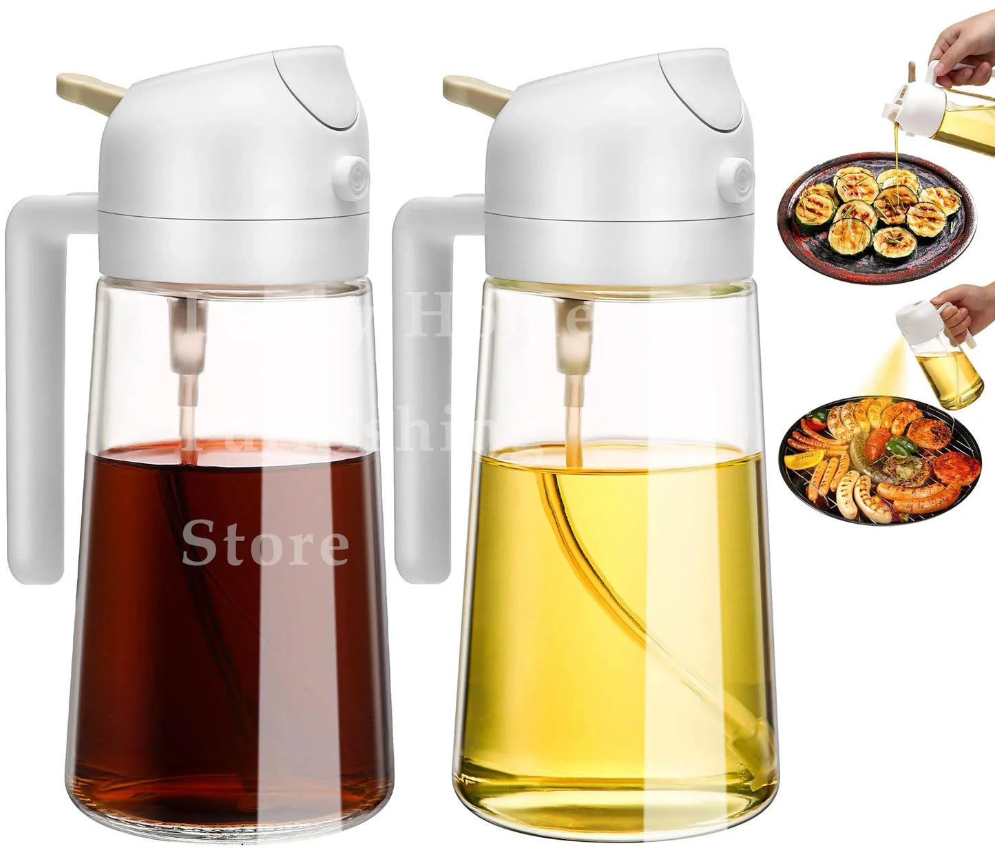 2 in1 Oil Dispenser Bottle