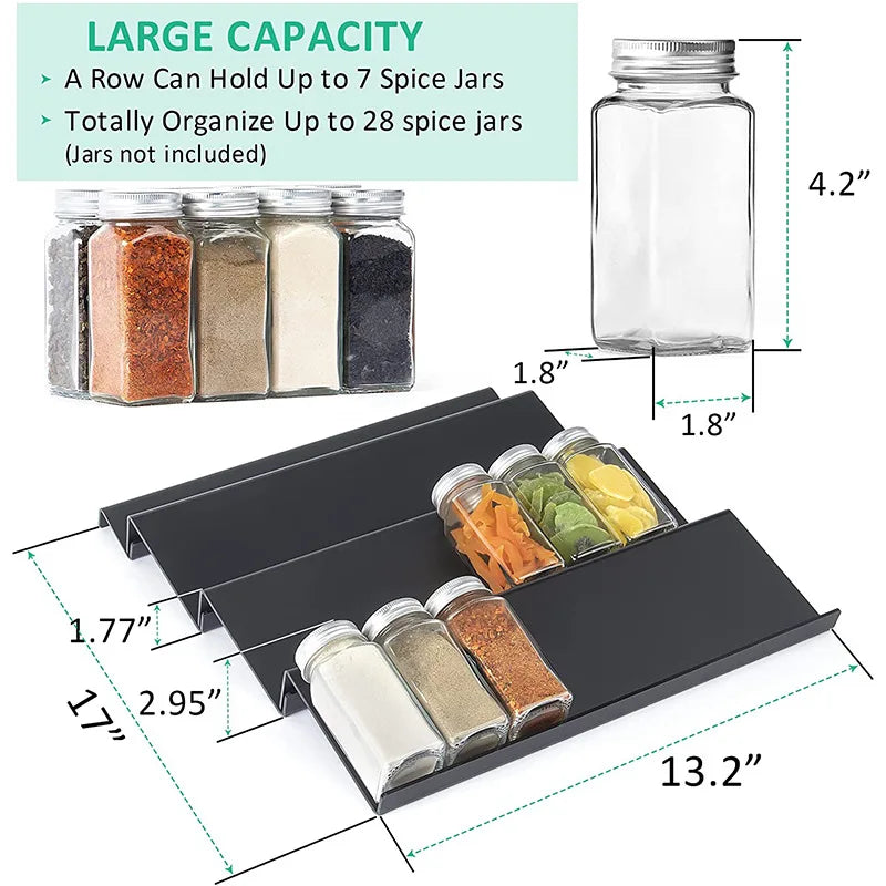 Acrylic Spice Rack Tray