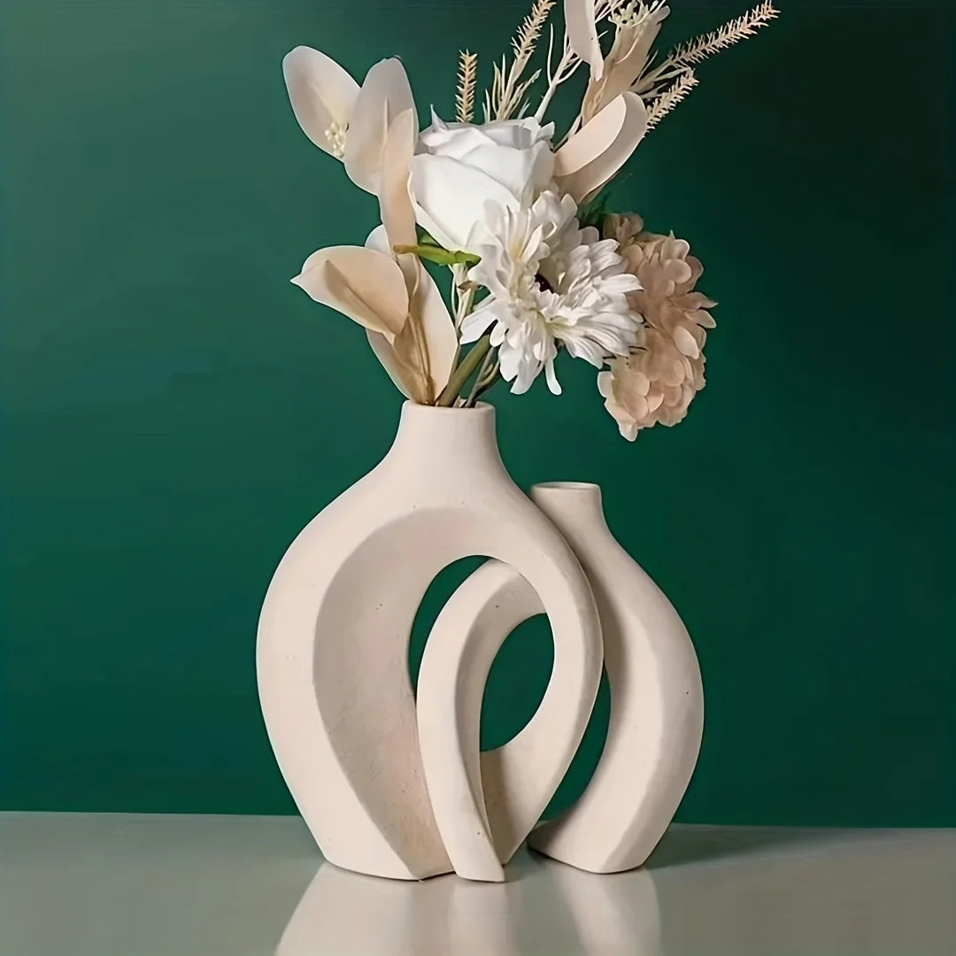 Hollow Ceramic Vase