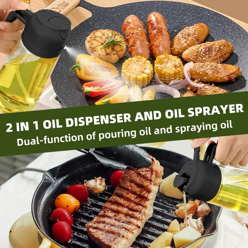 2 in1 Oil Dispenser Bottle