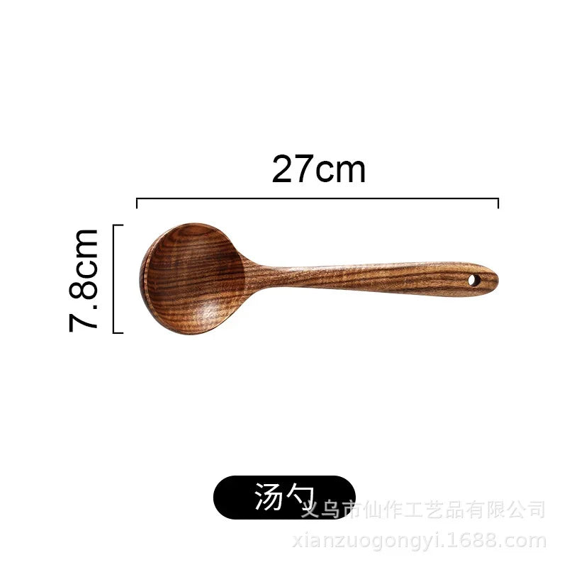 5PCS Bamboo Scoop