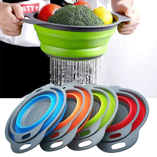 Silicone Folding Drain Strainer