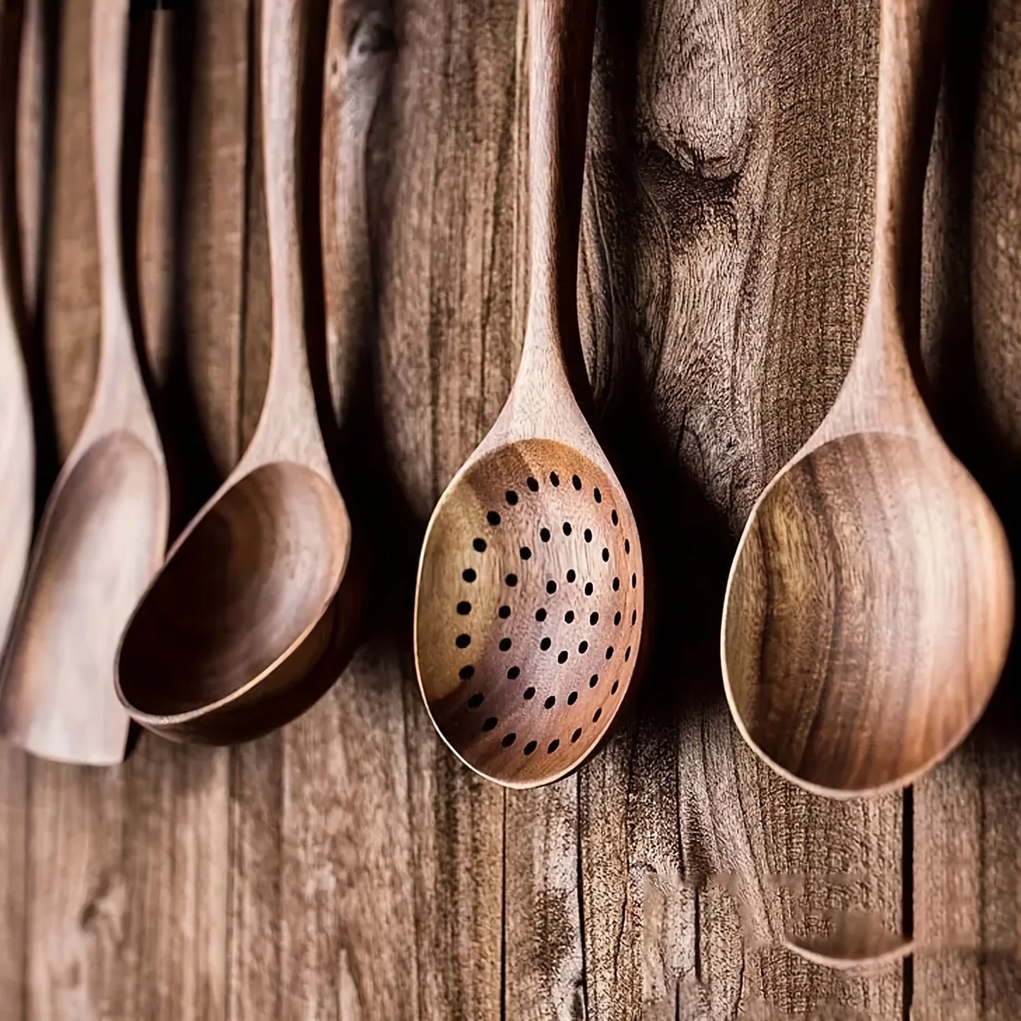 5PCS Bamboo Scoop