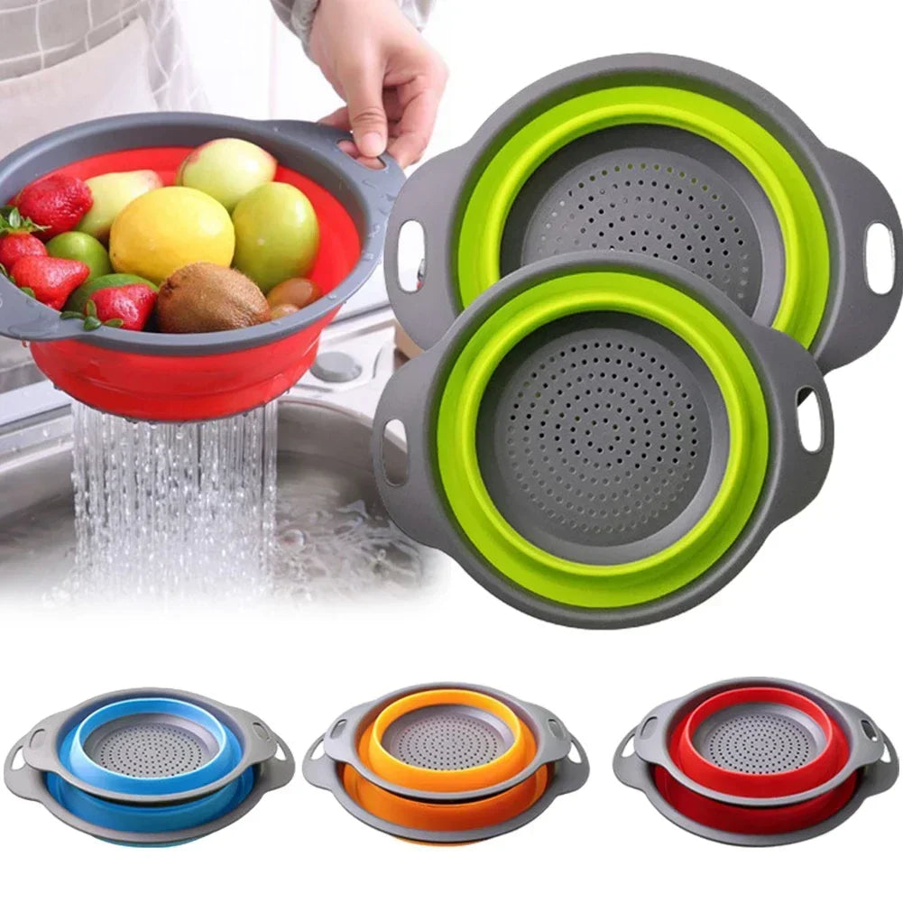 Silicone Folding Drain Strainer