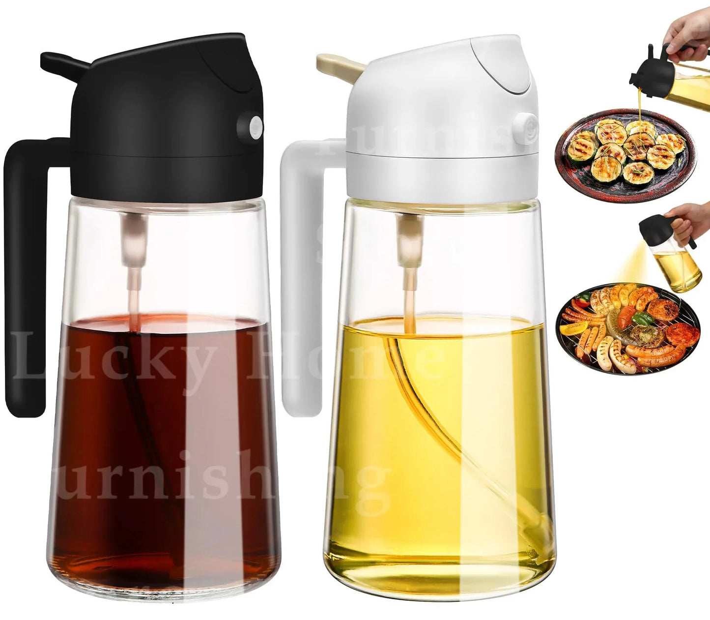 2 in1 Oil Dispenser Bottle