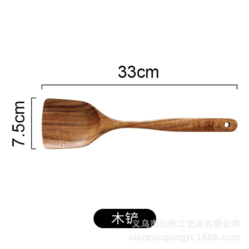 5PCS Bamboo Scoop