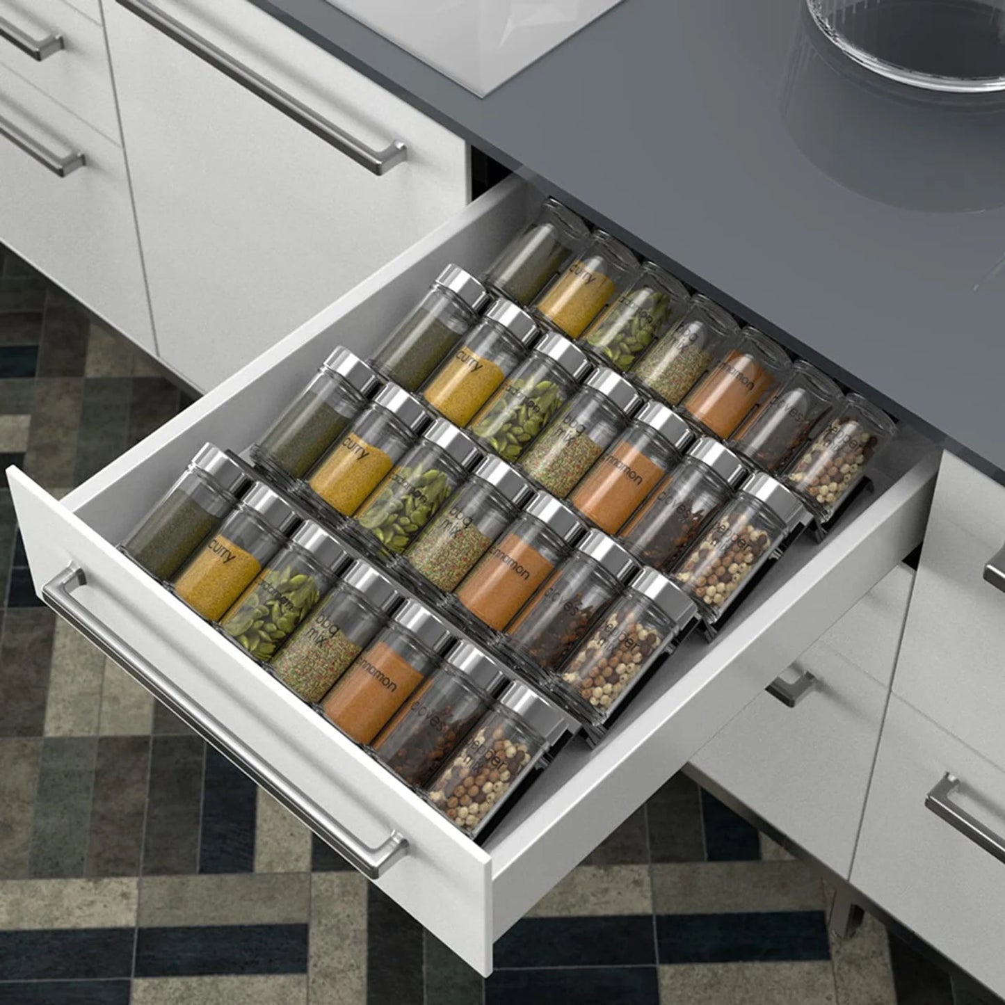 Acrylic Spice Rack Tray