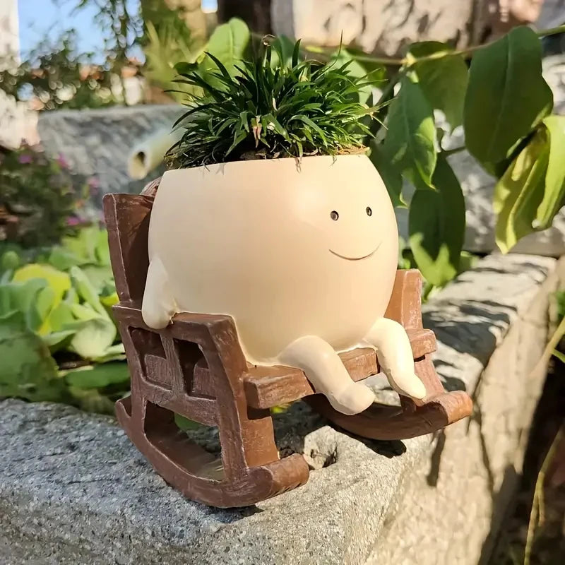 Rocking Chair Planter