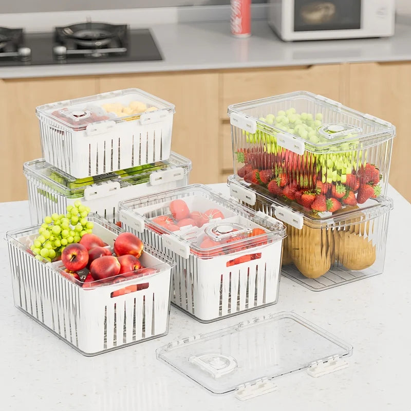 Draining refrigerator Storage Box