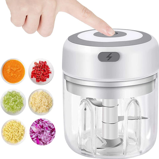 Electric Mini Garlic Press Chopper