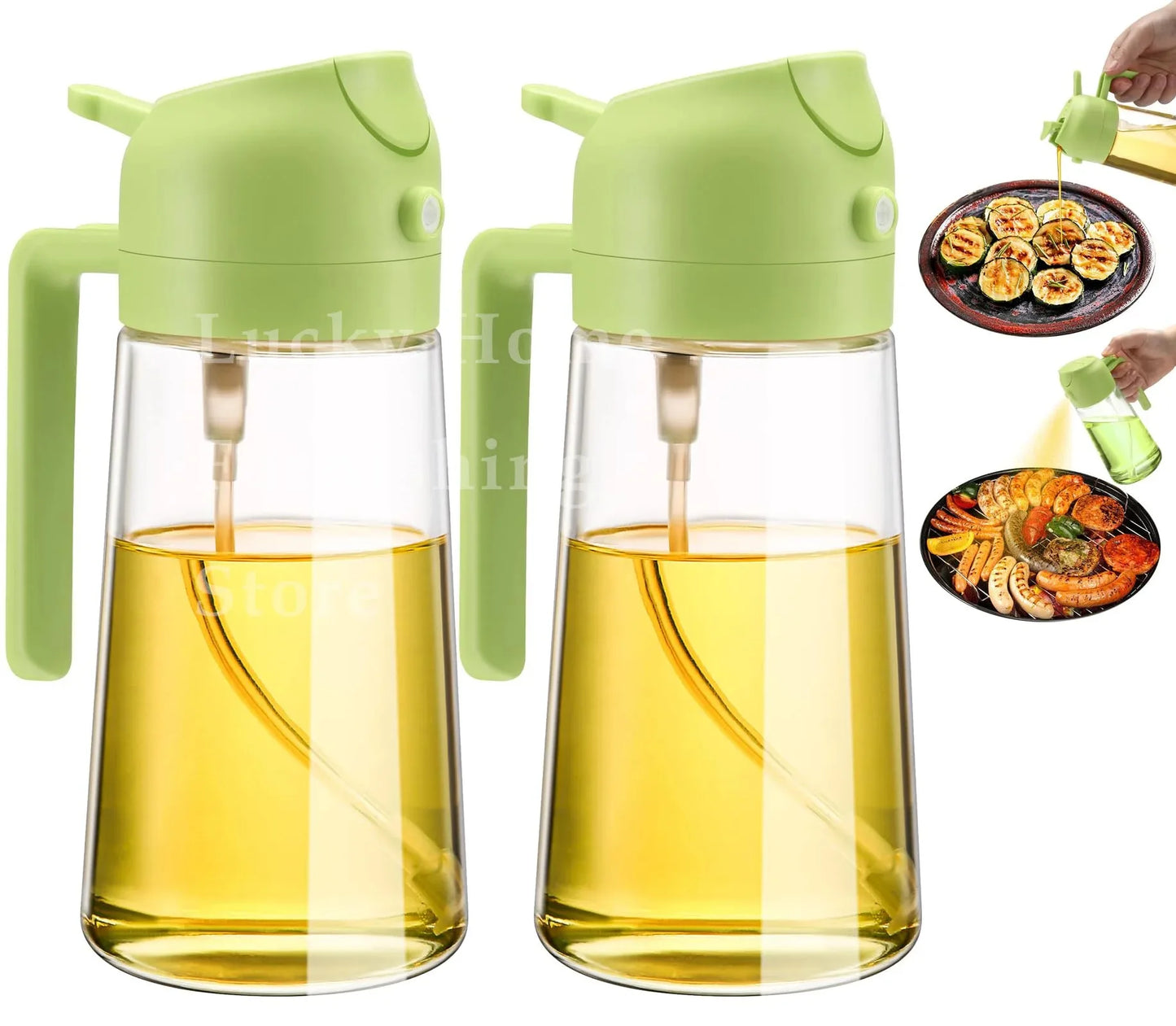 2 in1 Oil Dispenser Bottle