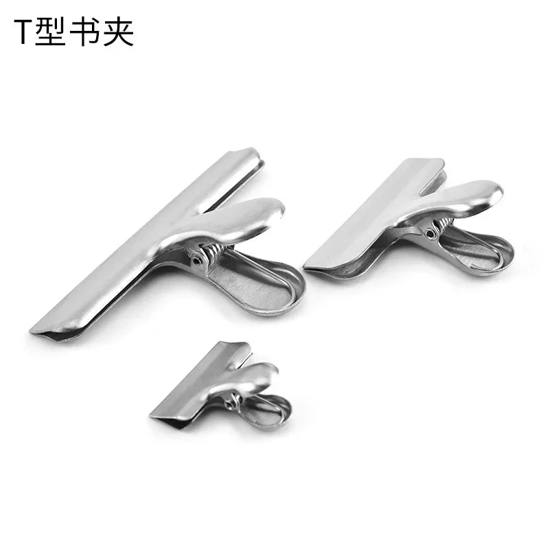 3pcs Stainless Steel Bag Clips