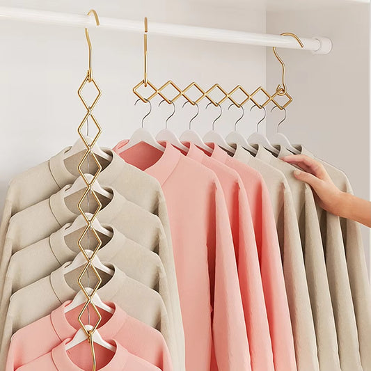 Stainless Steel 7-Hole Clothes Hanger