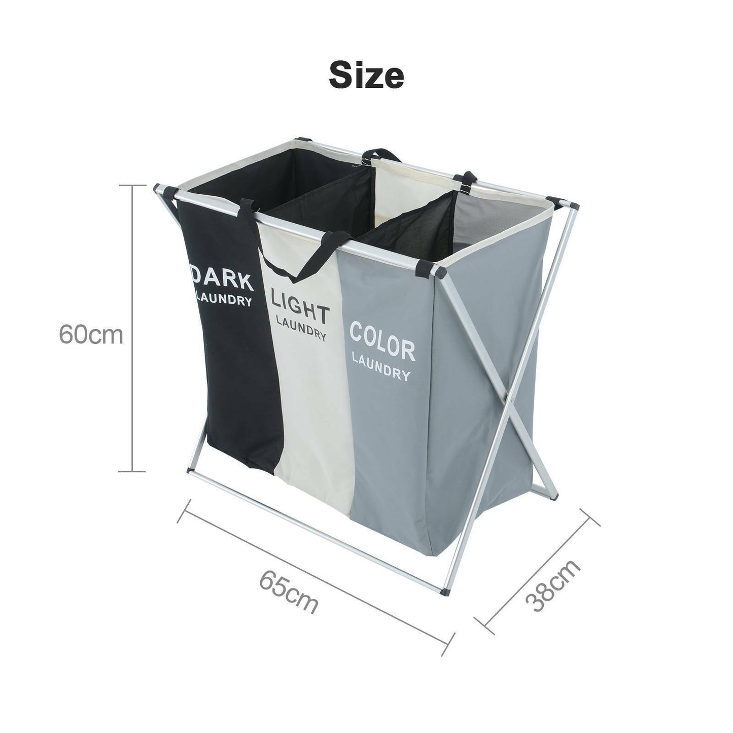 Sectioned Laundry Basket